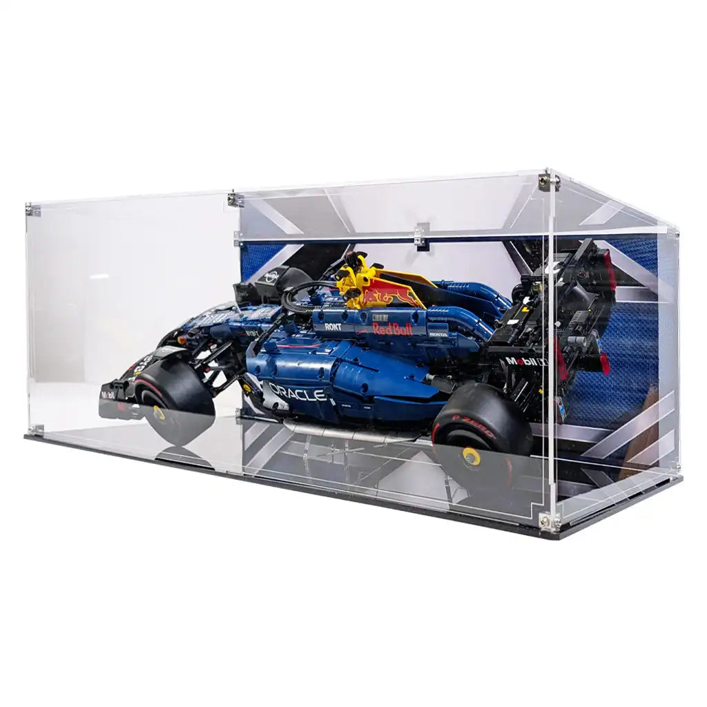 Display Case and Stand For LEGO® Technic Oracle Red Bull Racing RB20 F1 Car 42206
