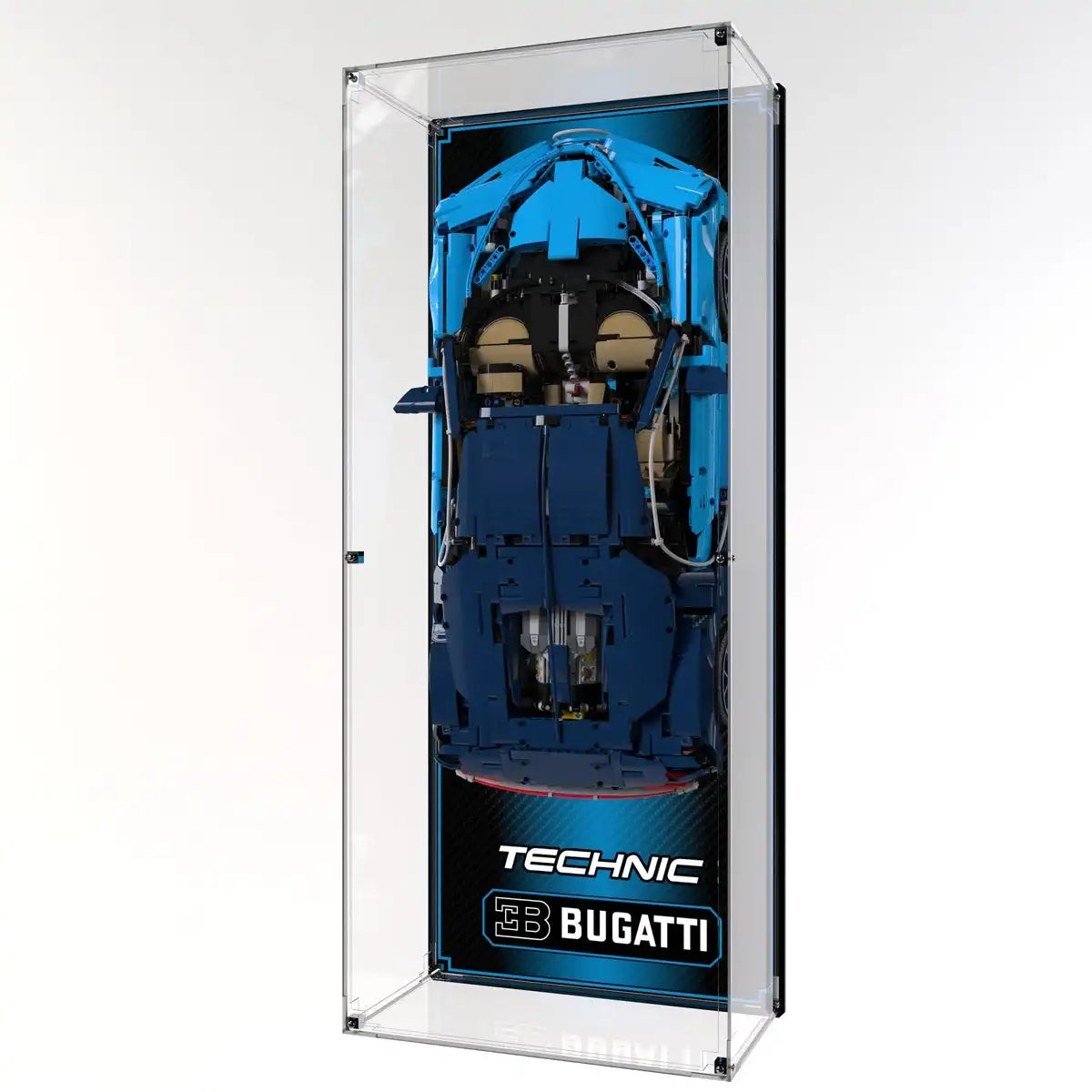 Wall Display Case For LEGO Technic Bugatti Chiron 42083