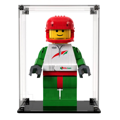 Display Case For LEGO® Minifigures Up-Scaled Racing Driver Minifigure 40819