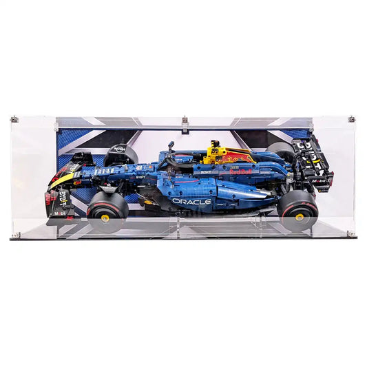 Display Case and Stand For LEGO® Technic Oracle Red Bull Racing RB20 F1 Car 42206
