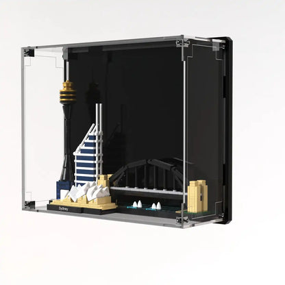 Wall Mounted Display Case For LEGO® Architecture Sydney 21032